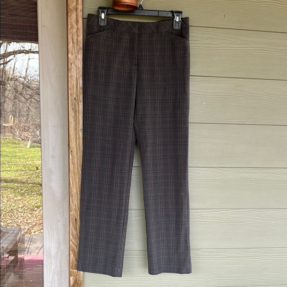 Roz & Ali Plaid Dress Pants